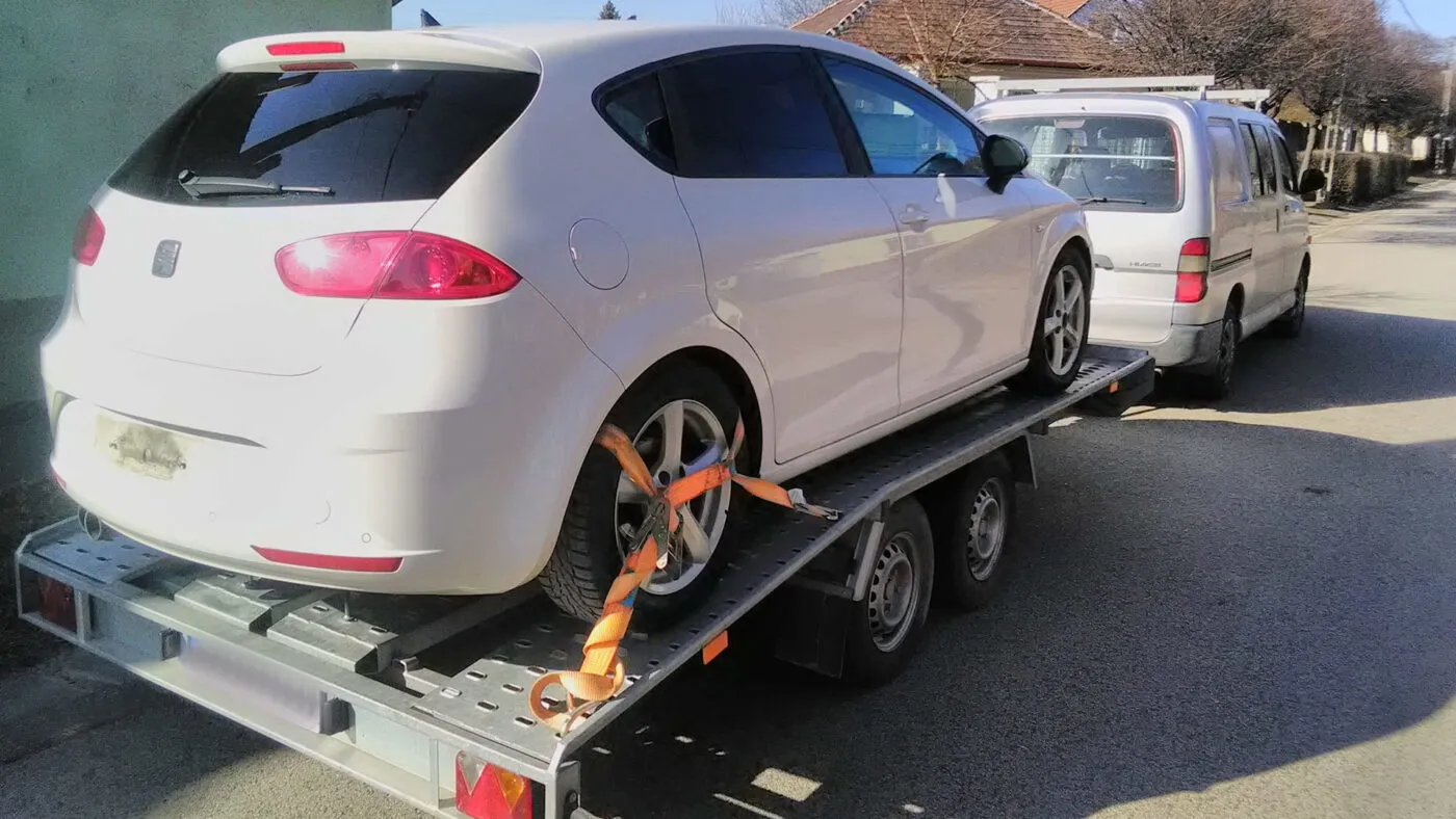 Seat Leon 1P autómentése Gyálon kettős tömegű lendkerék meghibásodása miatt